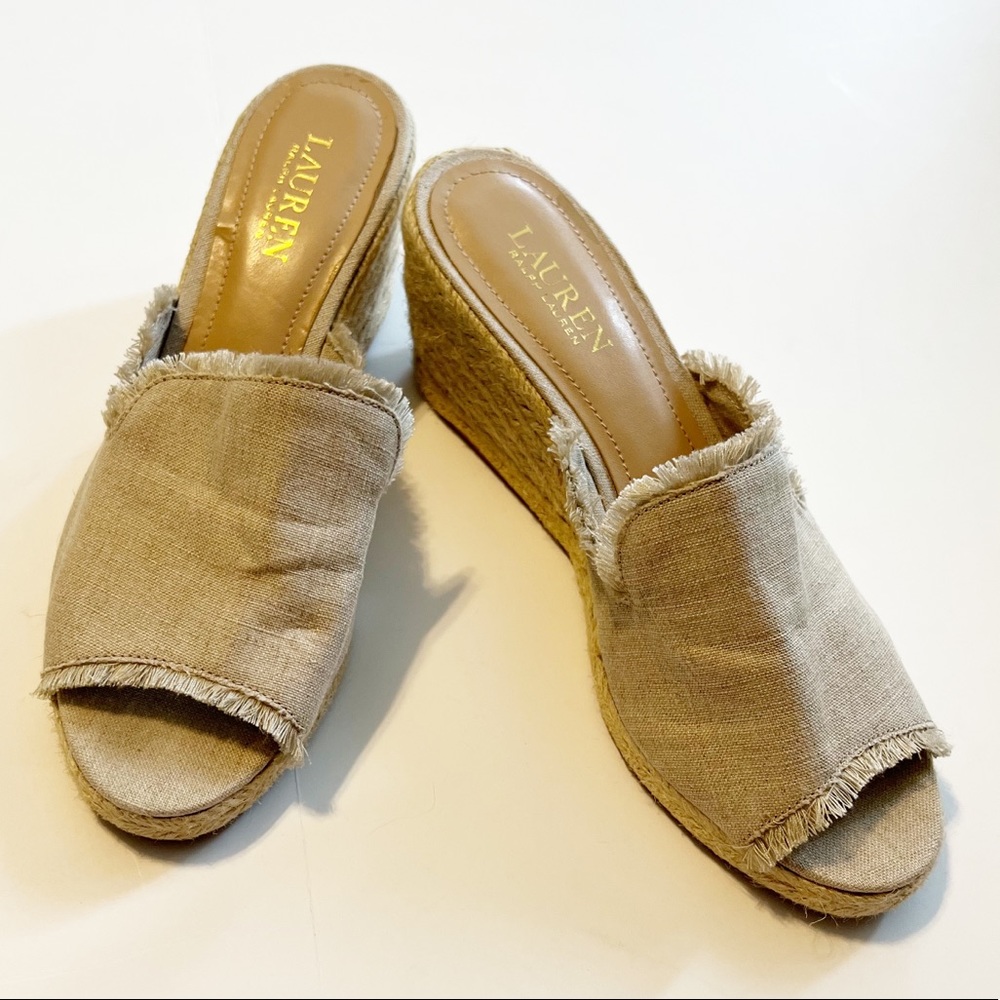 Lauren Ralph Lauren Carlynda Espadrilles SZ 9
